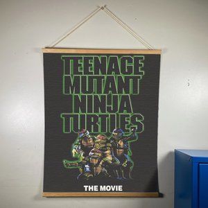 Tmnt Ninja Turtles Movie Canvas Wooden Hanger